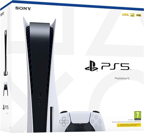 Playstation 5 Console, 825GB, White, Boxed